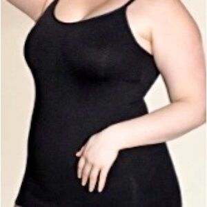 Shapermint All Day Everyday Scoop Neck Shapewear Camisole in Black Womens XL